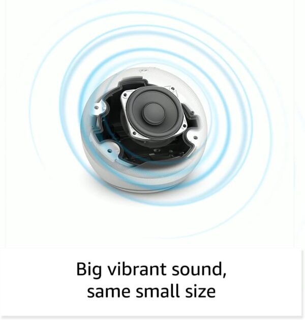 Amazon Echo Dot (newest model), Vibrant sounding Alexa speaker, Great for bedrooms, dining rooms and offices, Charcoal - Image 4
