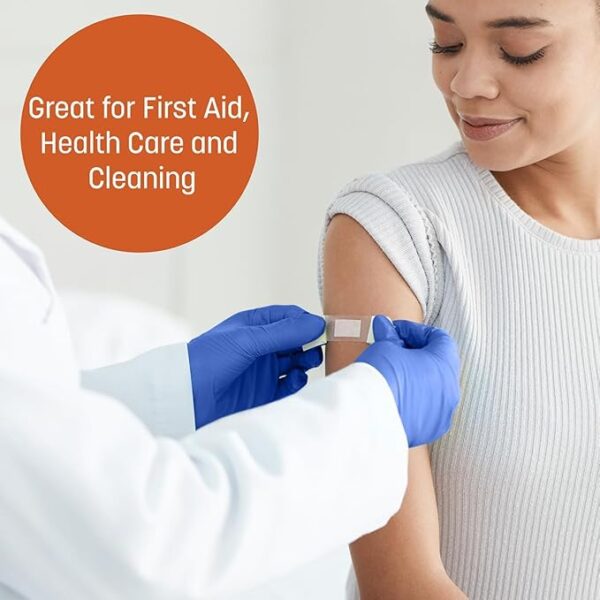 Caring Nitrile Exam Gloves - Image 2