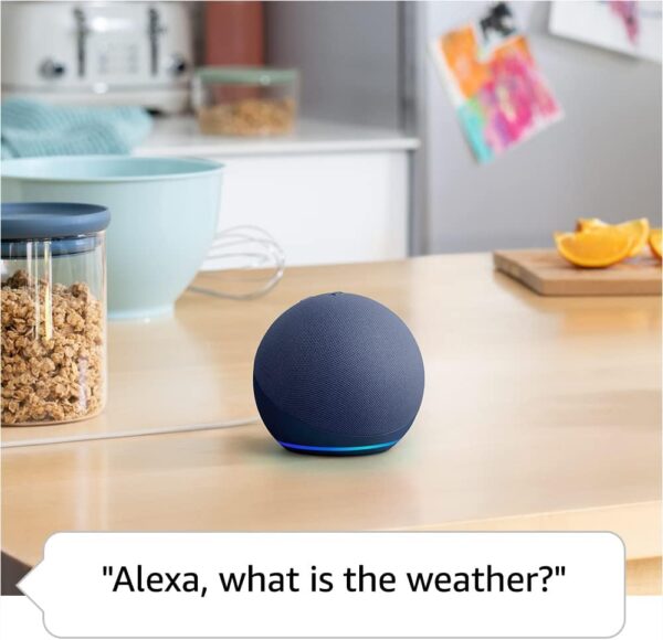 Amazon Echo Dot (newest model), Vibrant sounding Alexa speaker, Great for bedrooms, dining rooms and offices, Charcoal - Image 3