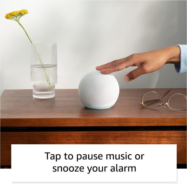 Amazon Echo Dot (newest model), Vibrant sounding Alexa speaker, Great for bedrooms, dining rooms and offices, Charcoal - Image 2