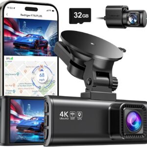 REDTIGER Dash Cam Front Rear
