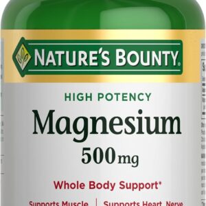 Nature's Bounty Magnesium Supplements