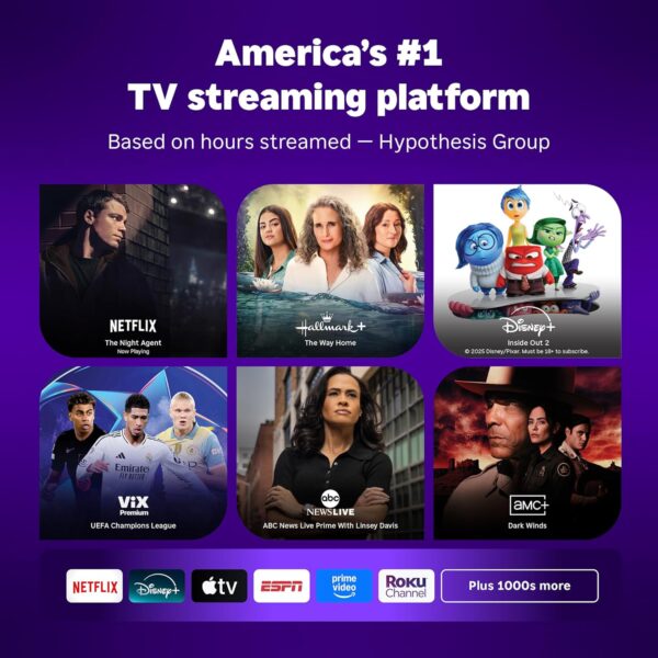 Roku Streaming Stick HD 2025 — HD Streaming Device for TV with Roku Voice Remote, Free & Live TV - Image 6