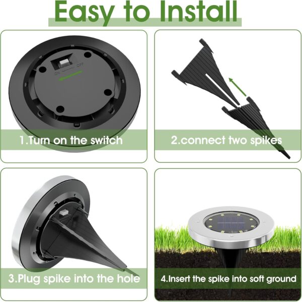 INCX Solar Lights for Outside - Image 2