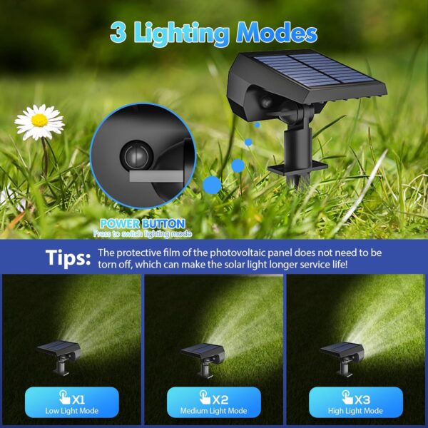 NYMPHY Solar Lights Outdoor Waterproof IP68 - Image 3