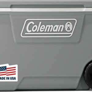 Coleman Classic Series Insulated Portable Rolling Cooler with Wheels